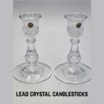 lead crystal candlesticks