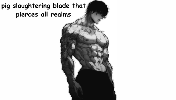 pig slaughtering blade that pierces all realms